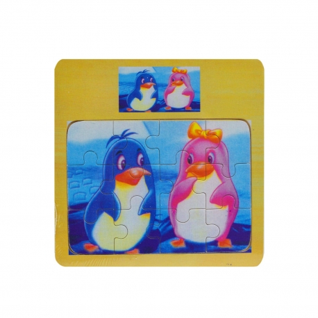 Rompecabezas puzzle pinguino de 12 piezas