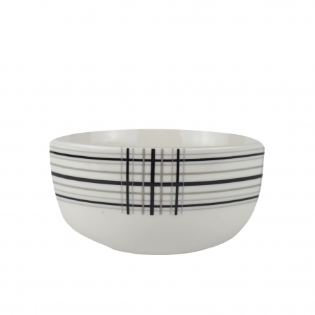 Bowl de cerámica - Rayas horizontales y verticales